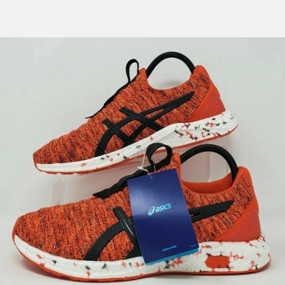 Asics Mens Sz 8 Hyper Gel Kenzen T8F0N Orange Running Shoes Slip On Low Top New main image 8